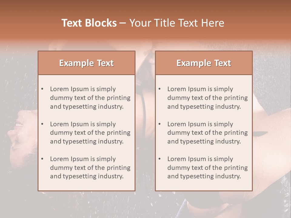 Enjoyment Romantic Desire PowerPoint Template