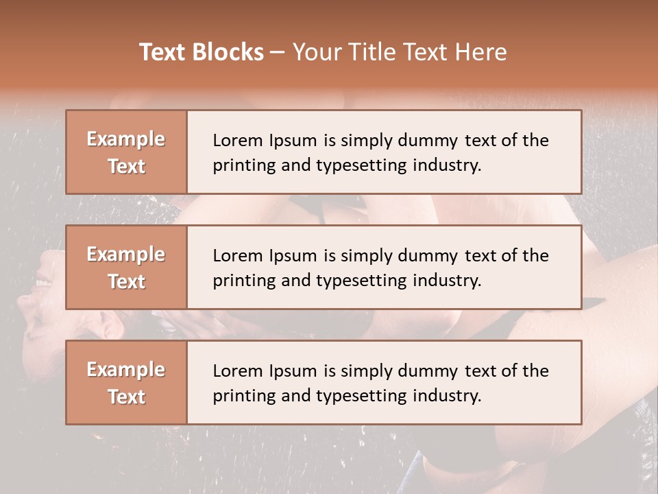 Enjoyment Romantic Desire PowerPoint Template