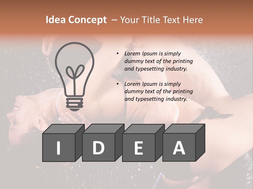 Enjoyment Romantic Desire PowerPoint Template