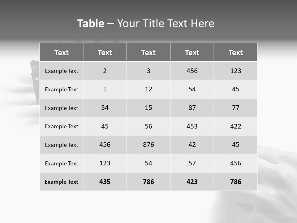 Black Background Domino PowerPoint Template