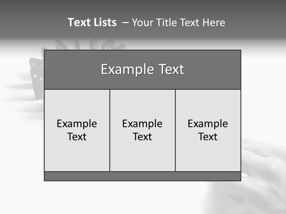 Black Background Domino PowerPoint Template