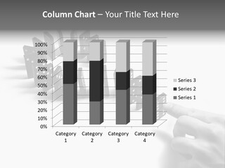 Black Background Domino PowerPoint Template