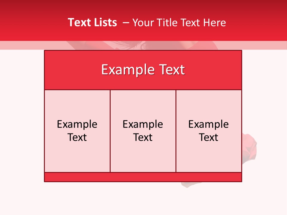 A Woman In A Red Dress Jumping In The Air PowerPoint Template