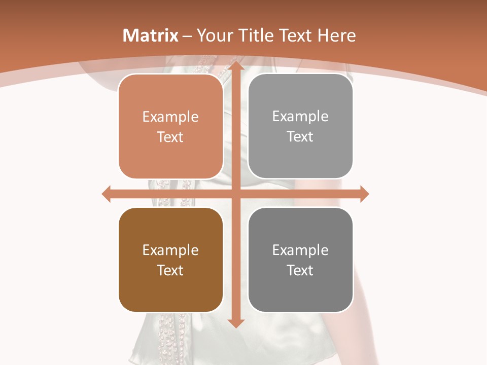 Hair Blond Secret PowerPoint Template