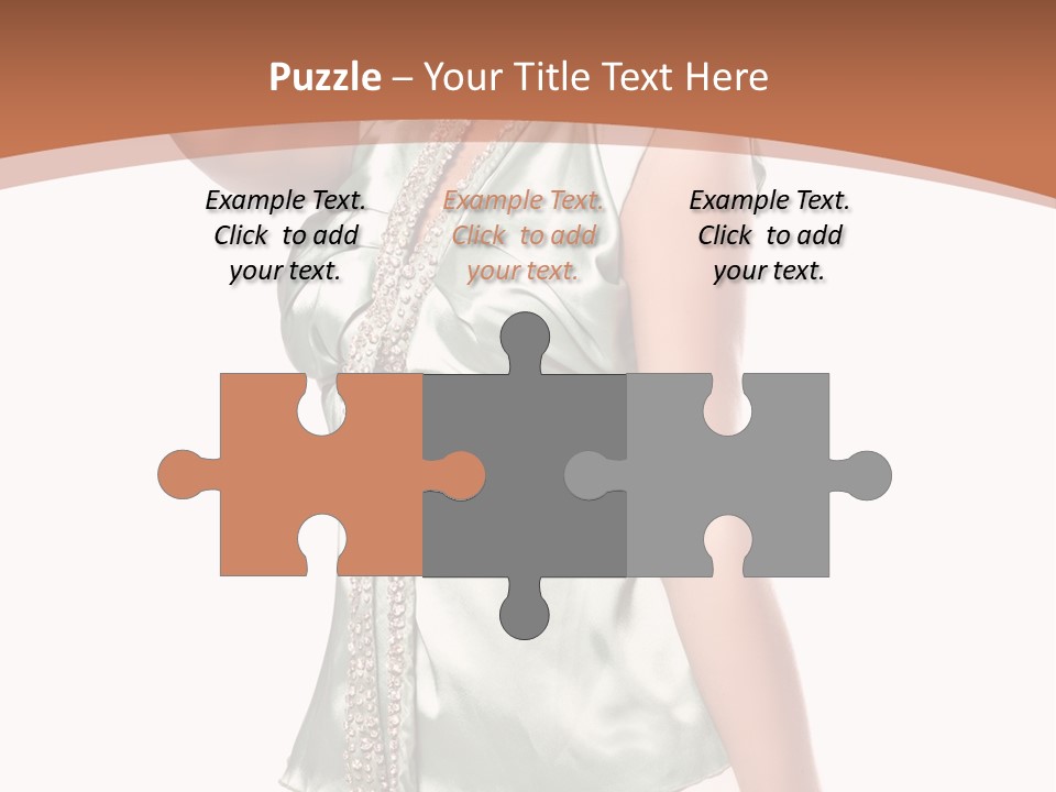 Hair Blond Secret PowerPoint Template