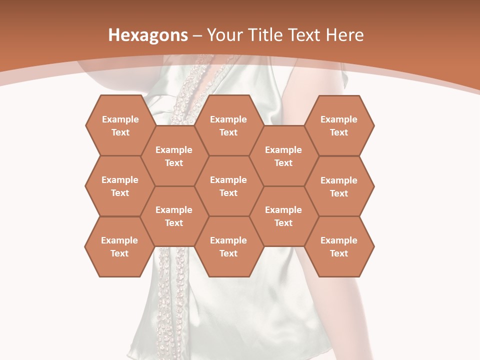 Hair Blond Secret PowerPoint Template