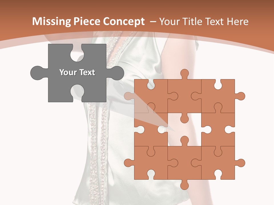 Hair Blond Secret PowerPoint Template