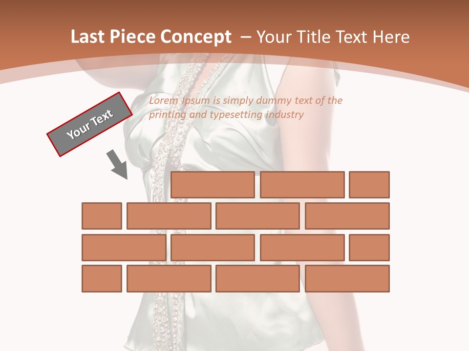 Hair Blond Secret PowerPoint Template