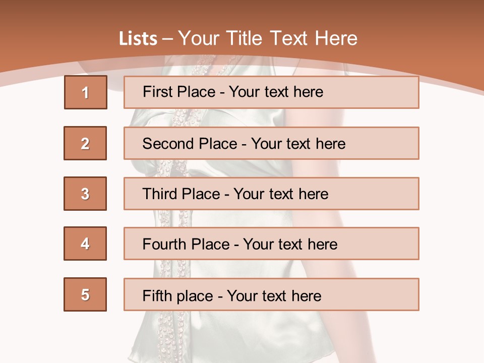 Hair Blond Secret PowerPoint Template