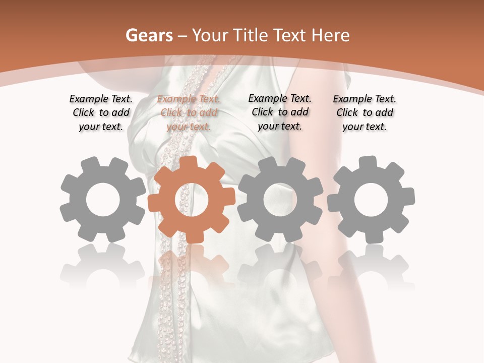 Hair Blond Secret PowerPoint Template