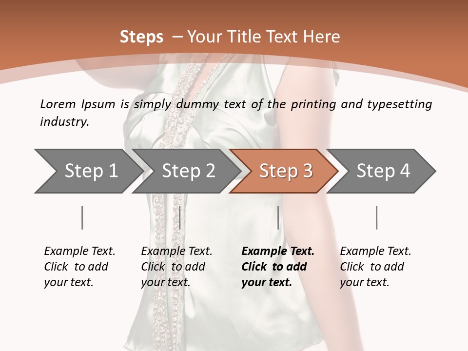 Hair Blond Secret PowerPoint Template