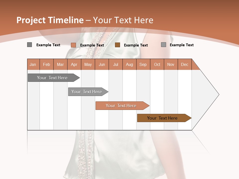 Hair Blond Secret PowerPoint Template