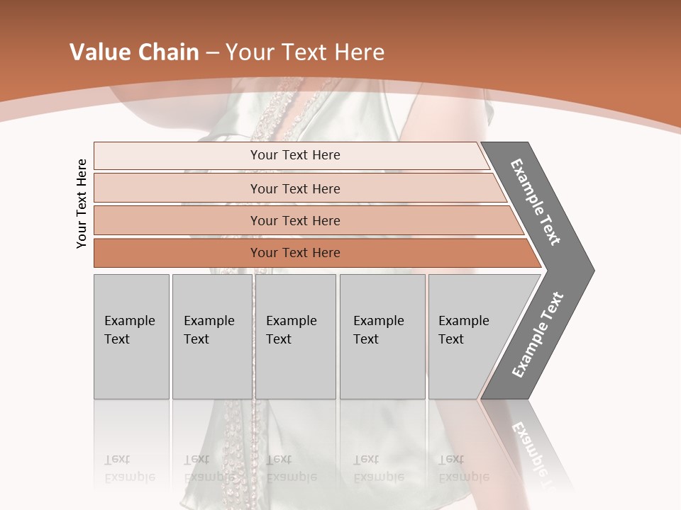 Hair Blond Secret PowerPoint Template