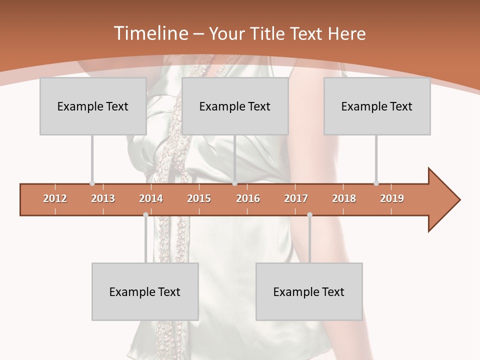 Hair Blond Secret PowerPoint Template