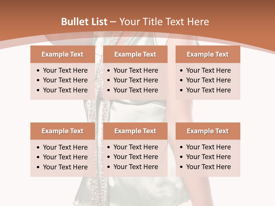 Hair Blond Secret PowerPoint Template