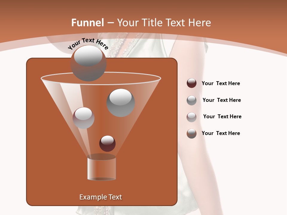 Hair Blond Secret PowerPoint Template