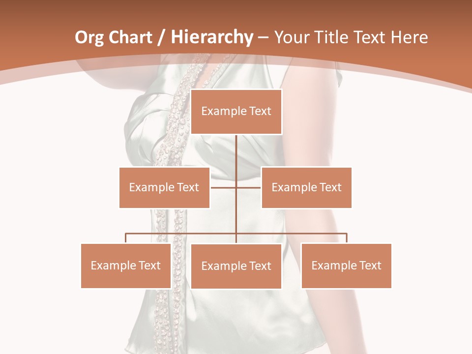 Hair Blond Secret PowerPoint Template