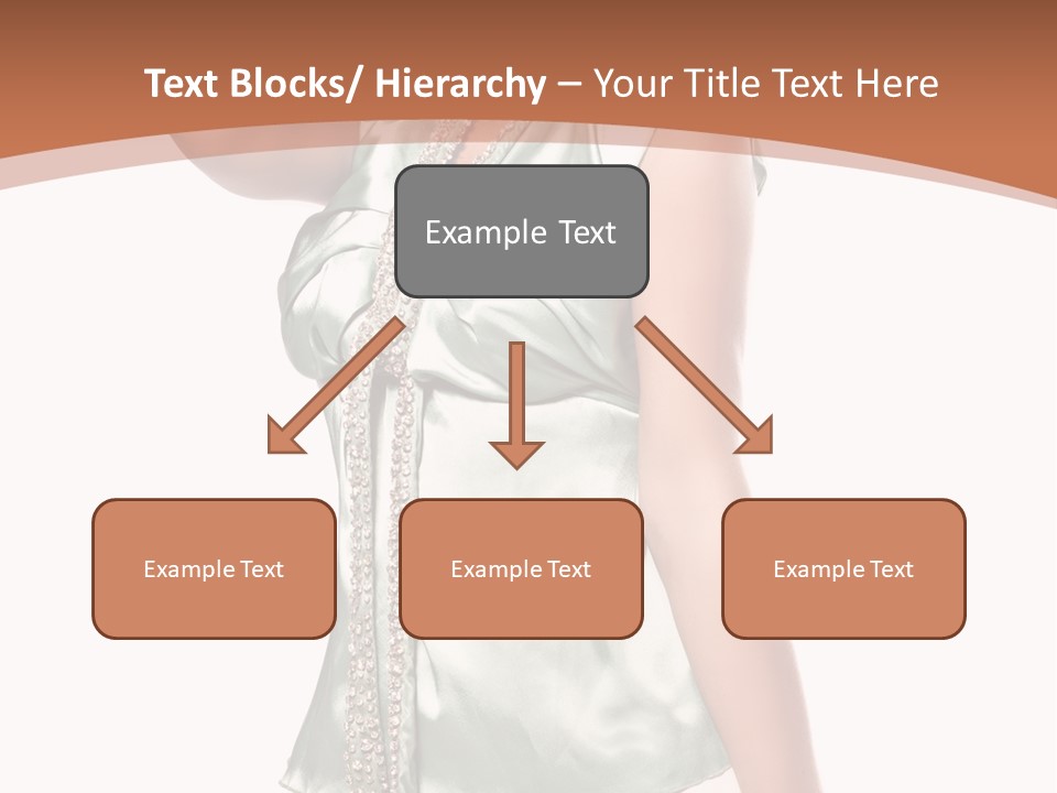 Hair Blond Secret PowerPoint Template