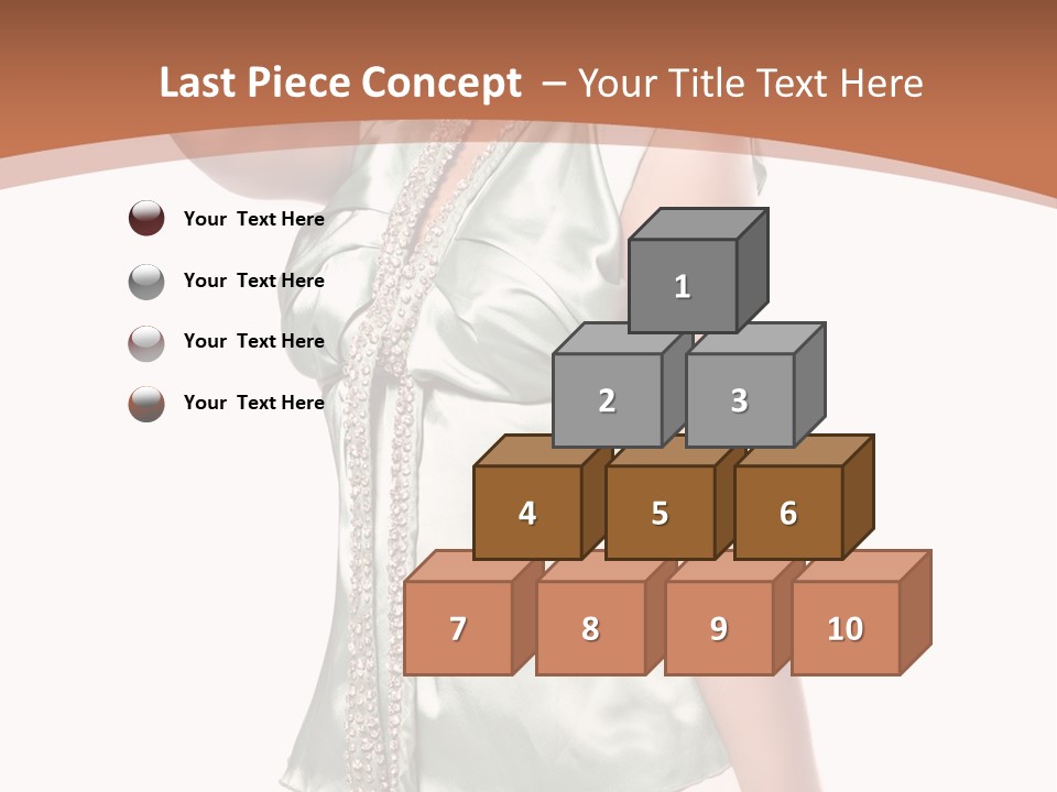 Hair Blond Secret PowerPoint Template