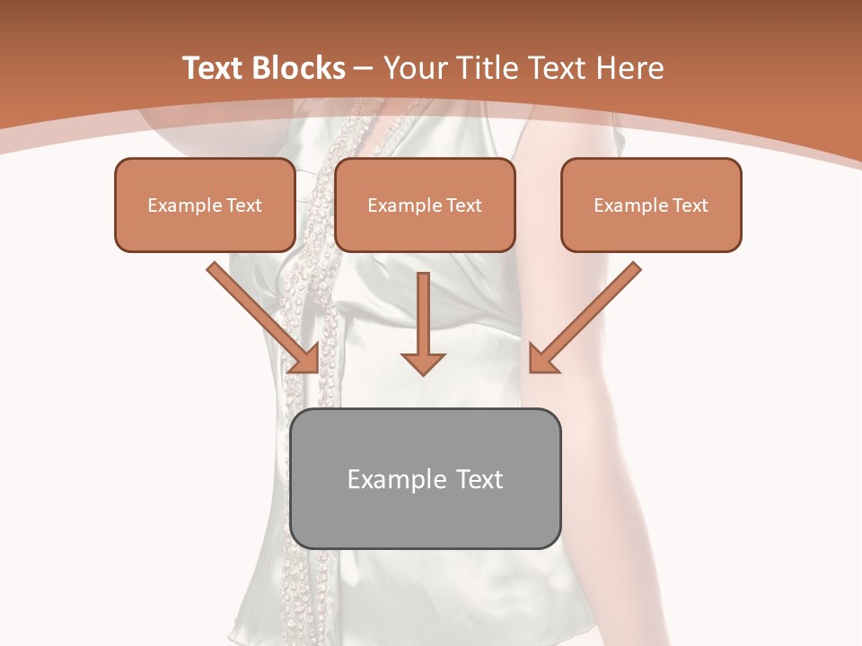 Hair Blond Secret PowerPoint Template