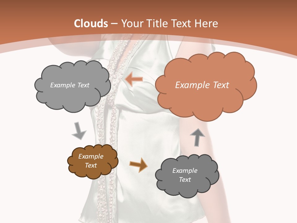 Hair Blond Secret PowerPoint Template