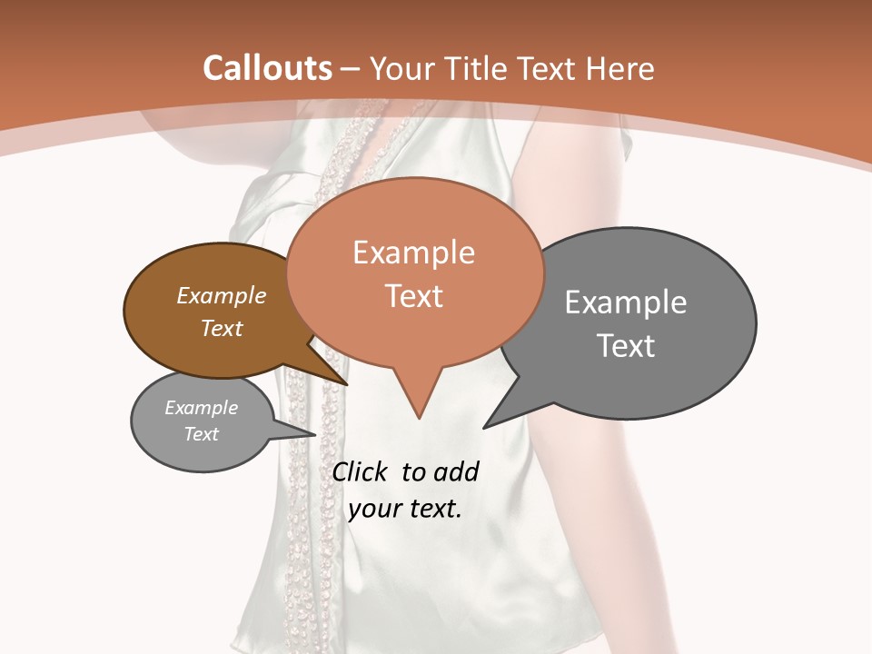 Hair Blond Secret PowerPoint Template