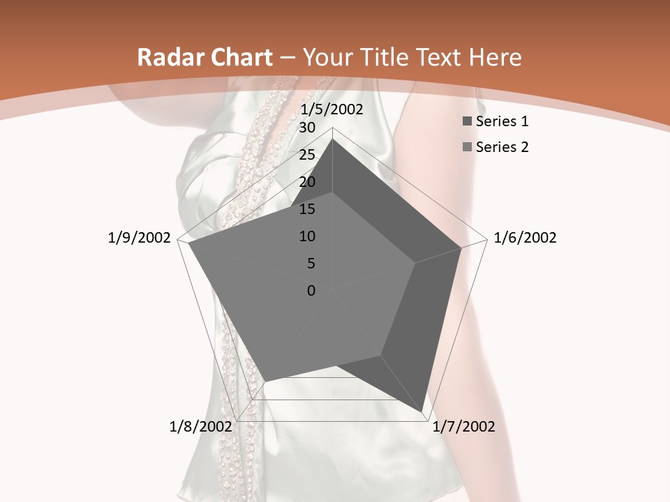 Hair Blond Secret PowerPoint Template