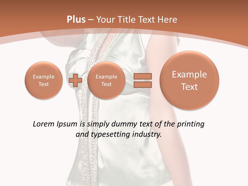 Hair Blond Secret PowerPoint Template