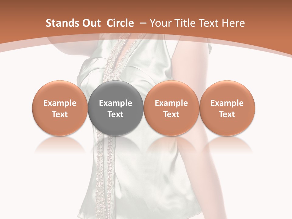 Hair Blond Secret PowerPoint Template