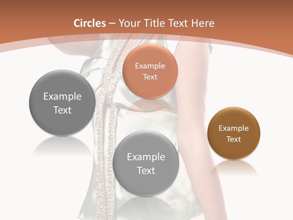 Hair Blond Secret PowerPoint Template