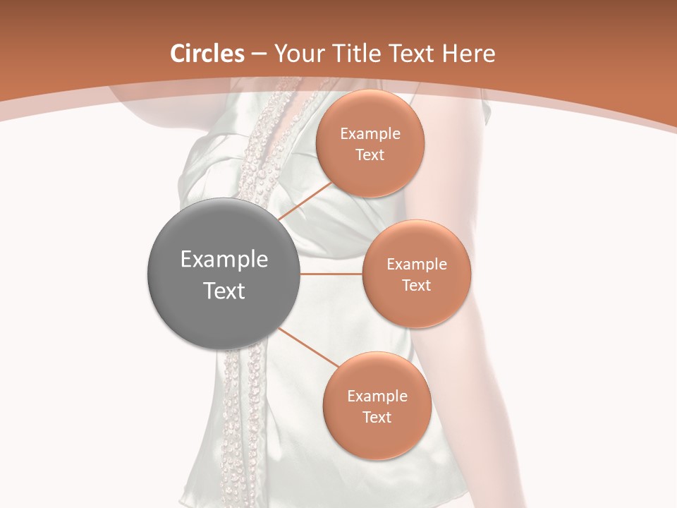 Hair Blond Secret PowerPoint Template