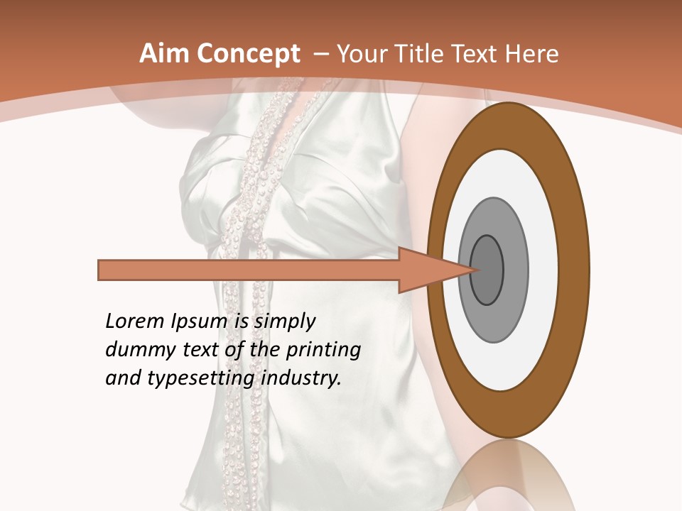 Hair Blond Secret PowerPoint Template