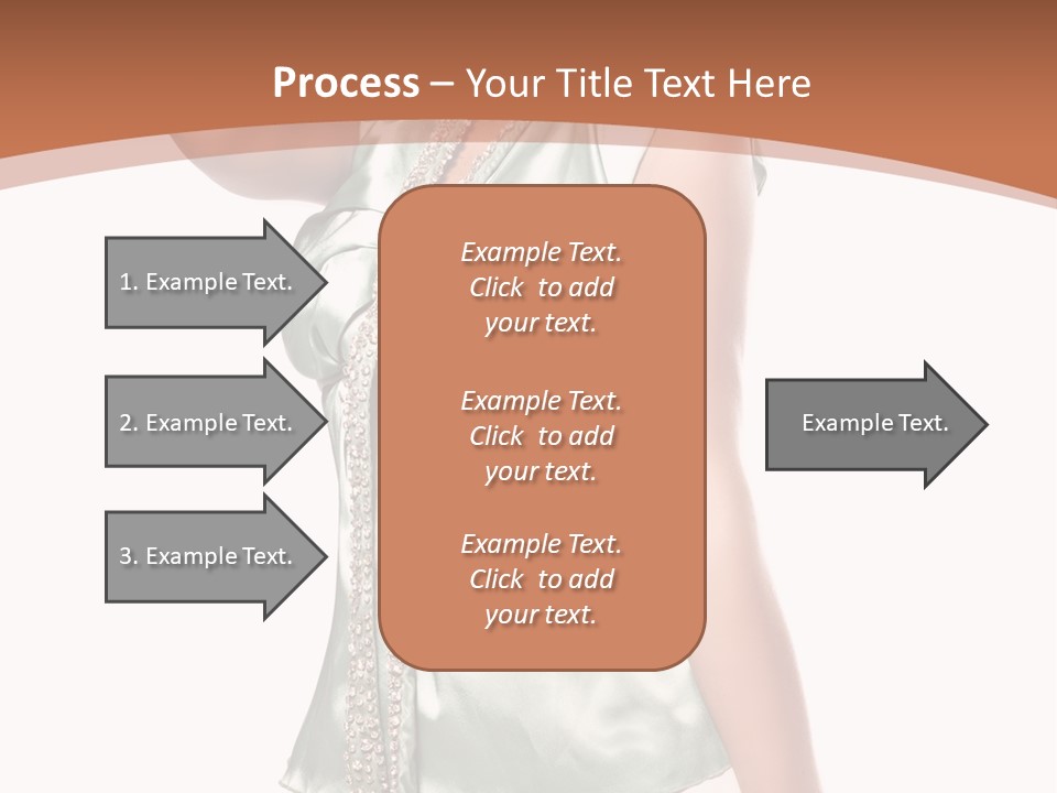 Hair Blond Secret PowerPoint Template