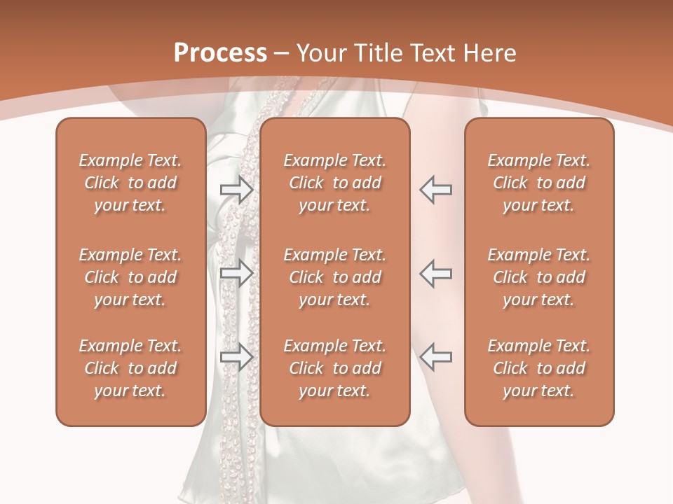 Hair Blond Secret PowerPoint Template