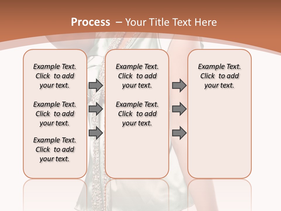 Hair Blond Secret PowerPoint Template