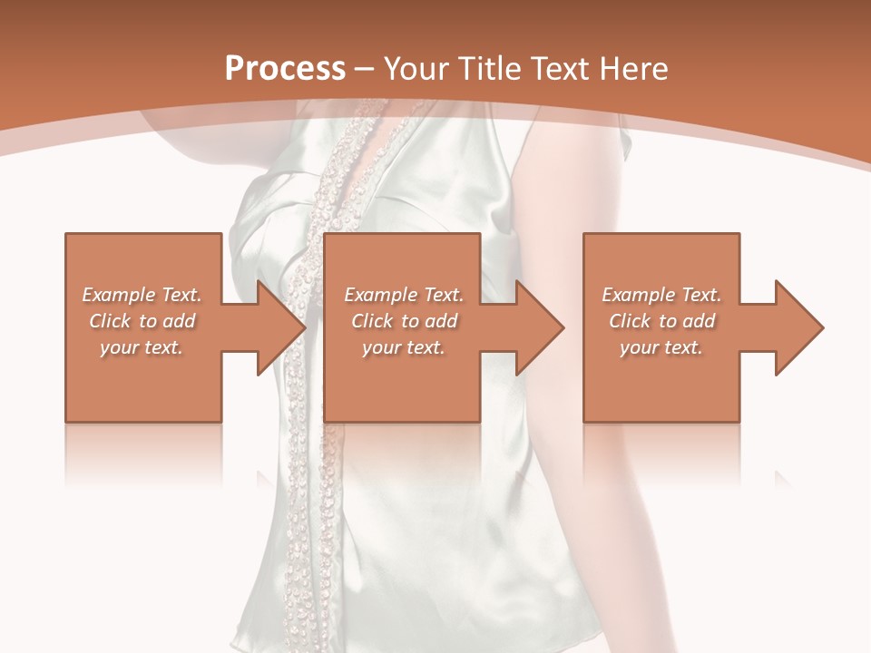 Hair Blond Secret PowerPoint Template