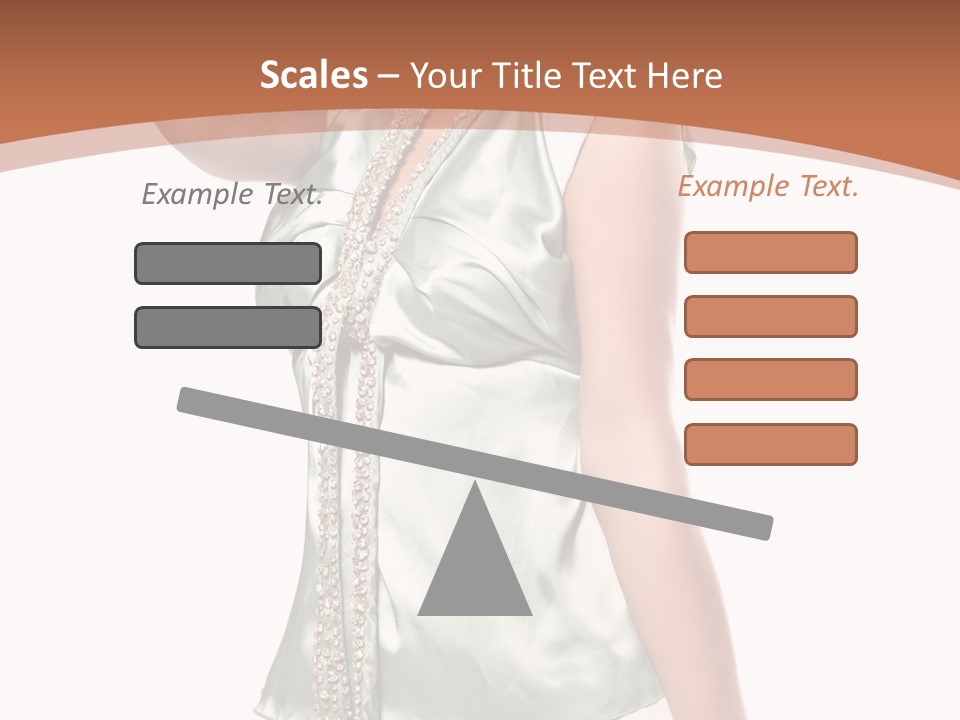 Hair Blond Secret PowerPoint Template