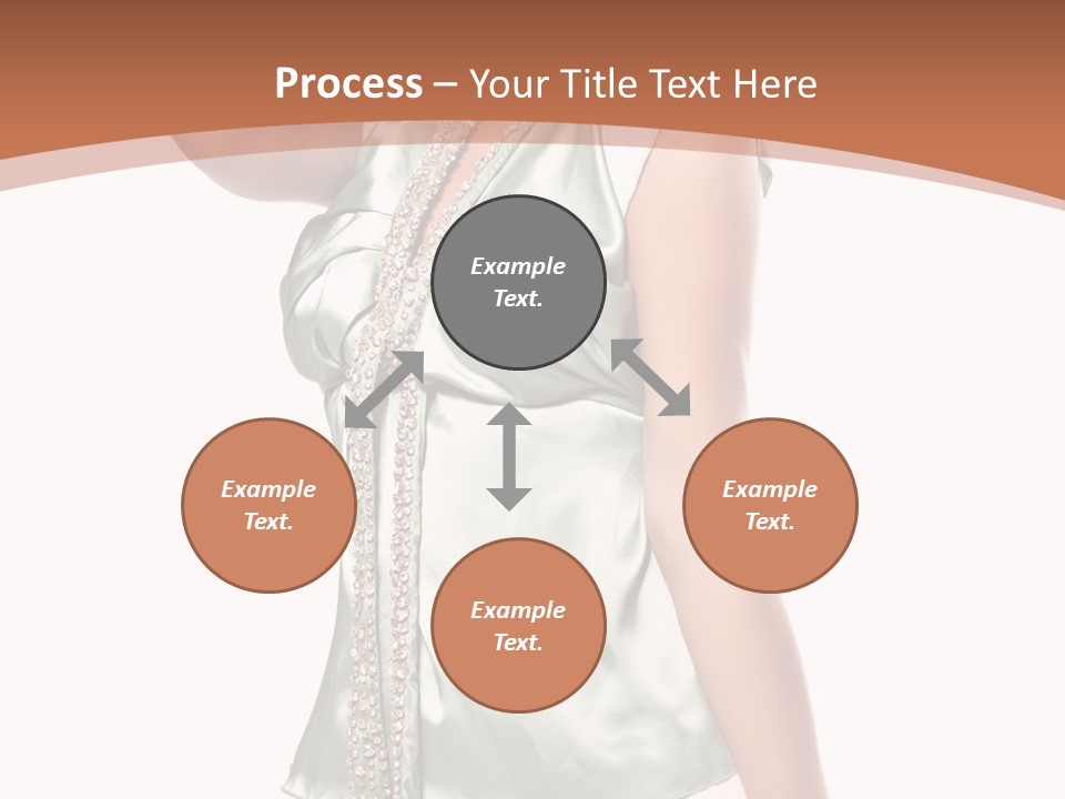 Hair Blond Secret PowerPoint Template