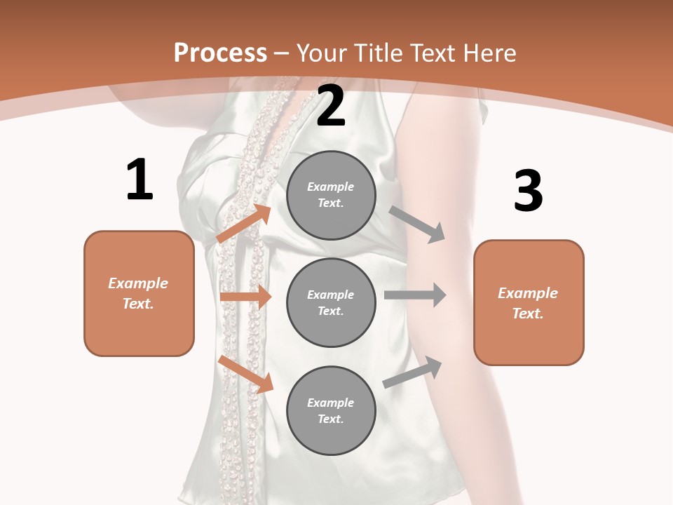 Hair Blond Secret PowerPoint Template