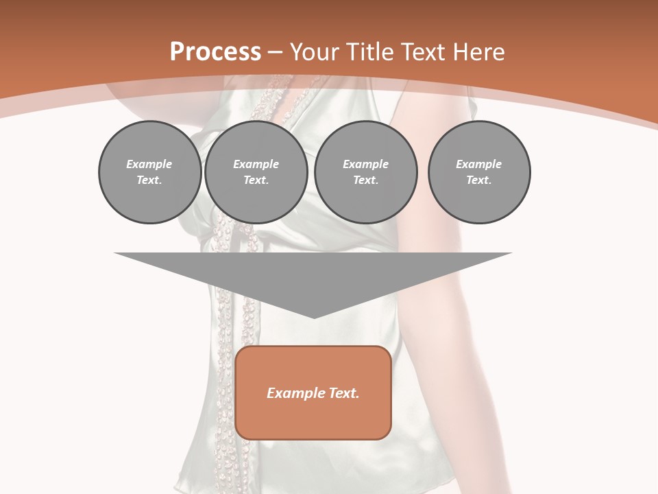 Hair Blond Secret PowerPoint Template