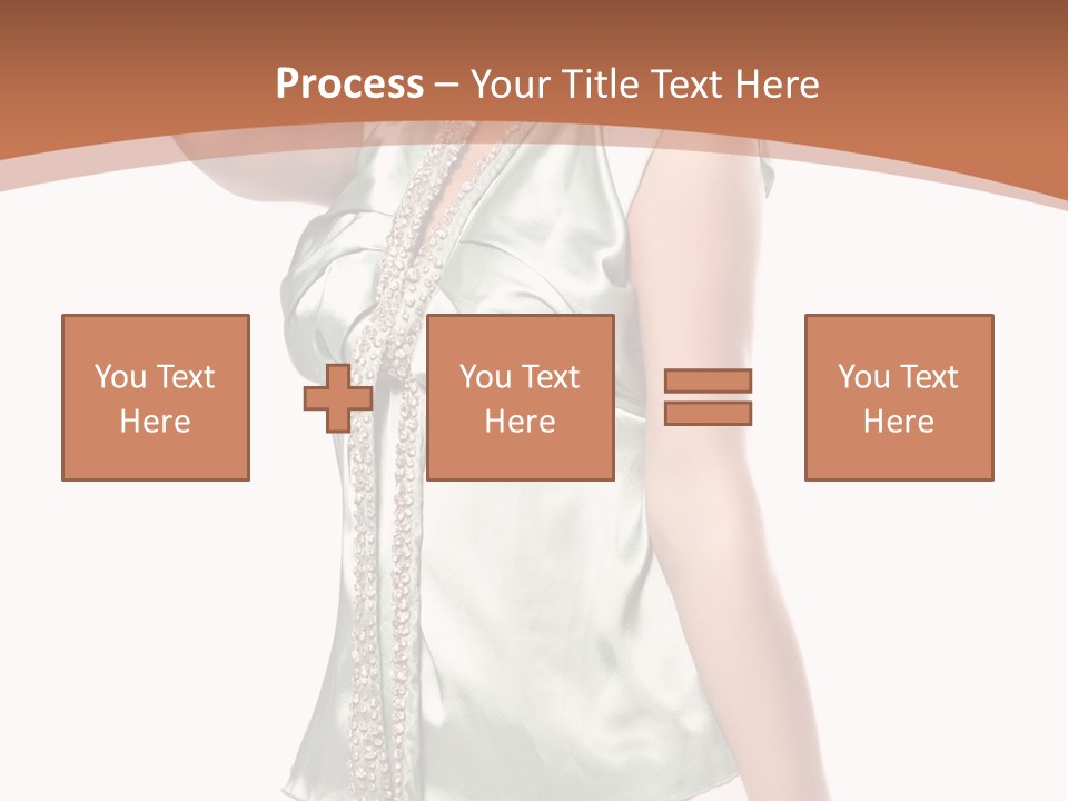 Hair Blond Secret PowerPoint Template