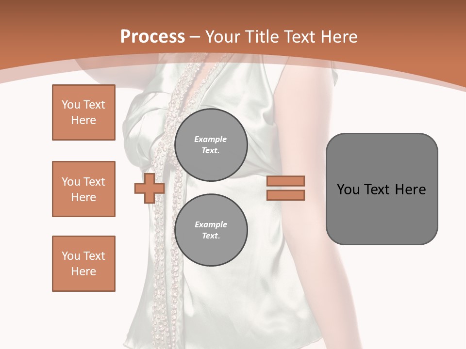 Hair Blond Secret PowerPoint Template