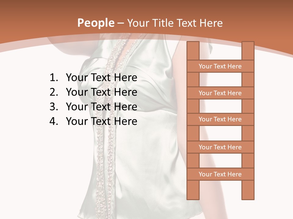 Hair Blond Secret PowerPoint Template