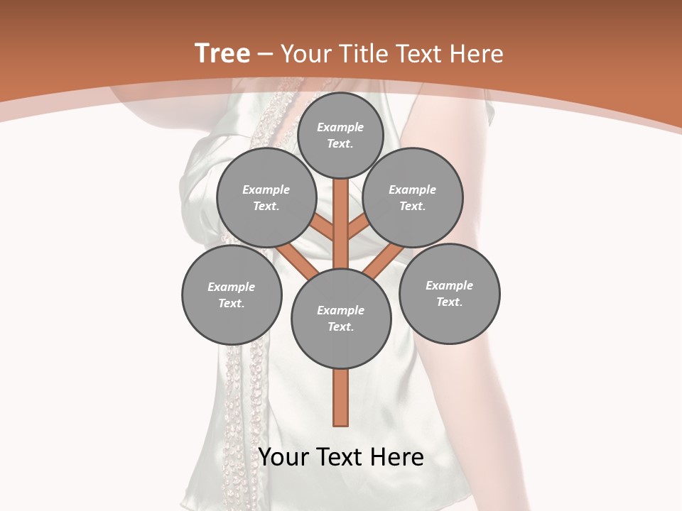 Hair Blond Secret PowerPoint Template