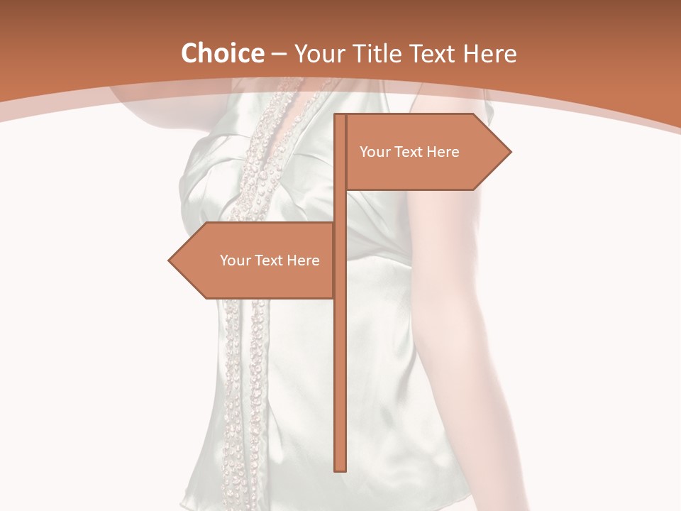 Hair Blond Secret PowerPoint Template