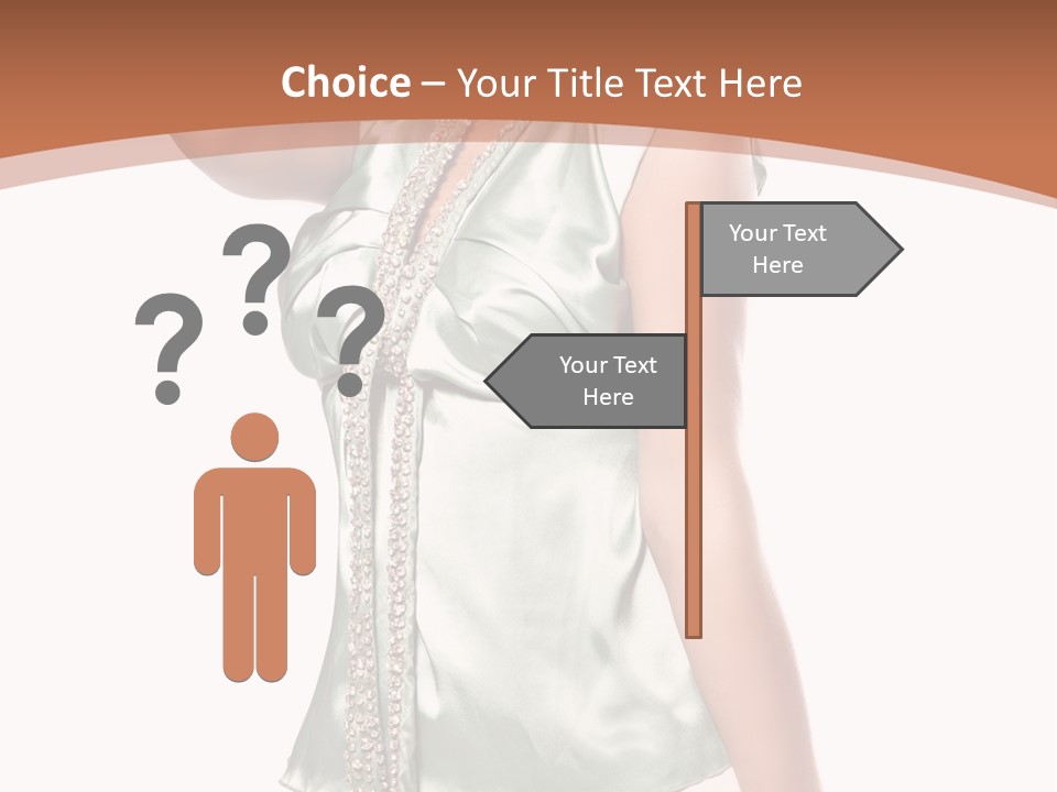 Hair Blond Secret PowerPoint Template