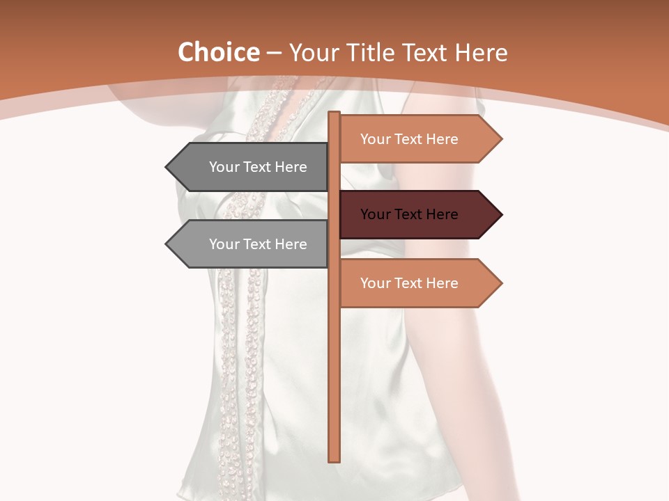 Hair Blond Secret PowerPoint Template