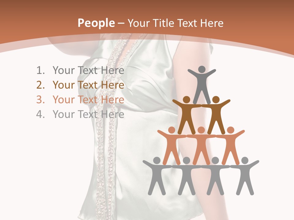 Hair Blond Secret PowerPoint Template