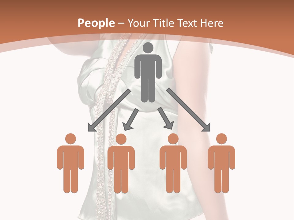 Hair Blond Secret PowerPoint Template