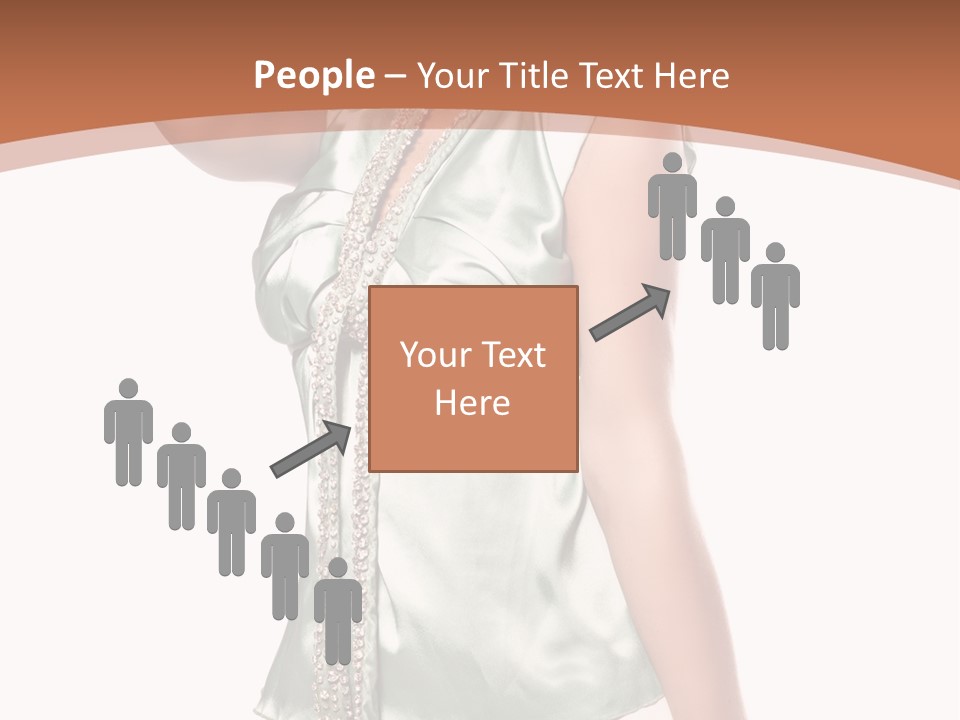 Hair Blond Secret PowerPoint Template